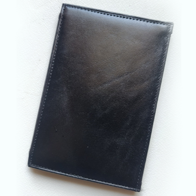 Mini Bombshell Wallet (Black Smooth) by CAHYO